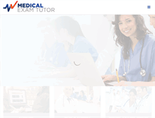 Tablet Screenshot of medicalexamtutor.com